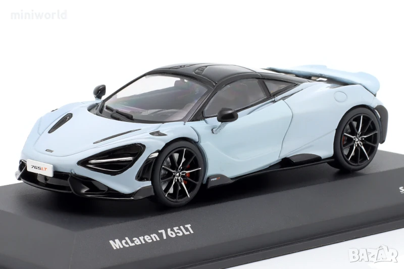 MCLAREN 765LT 2020 - мащаб 1:43 на SOLIDO моделът е нов в PVC дисплей-кейс, снимка 1