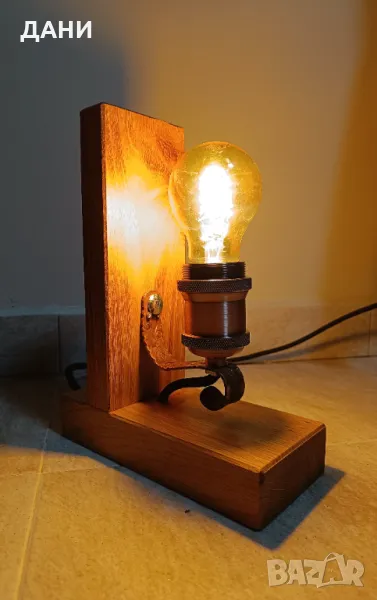 Лампа от дъб , снимка 1