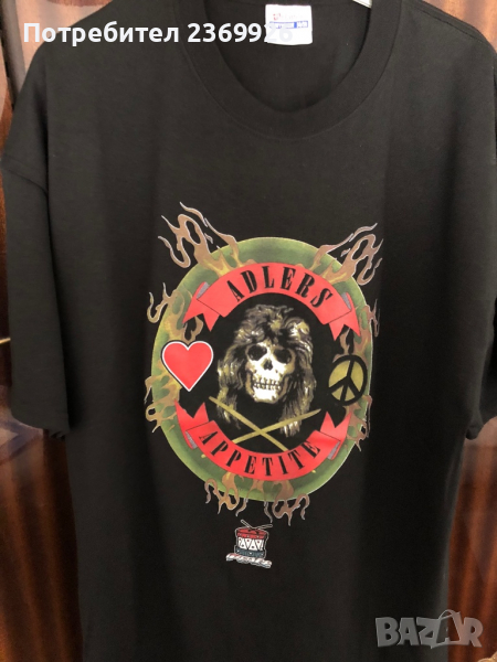 Steven Adler(Guns ‘N’ Roses),Adlers Appetite T-Shirt XL, снимка 1