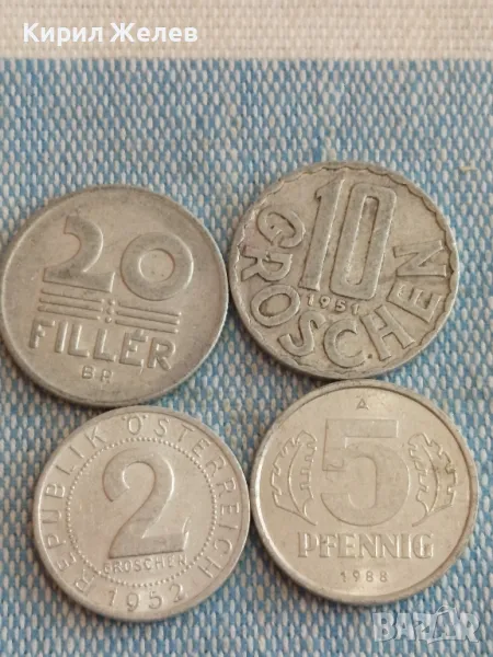 Четири монети от цял свят АВСТРИЯ, УНГАРИЯ ГДР редки за КОЛЕКЦИЯ 44803, снимка 1