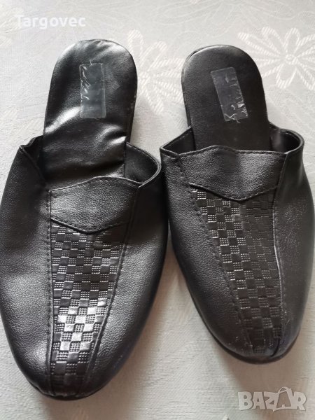 Кожени мъжки пантофки, снимка 1