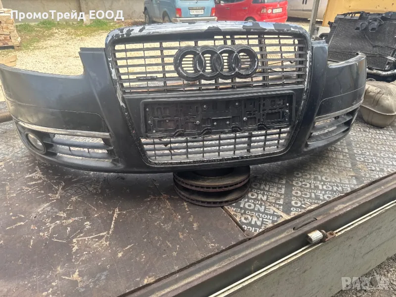 Предна броня оборудвана Ауди А6 Ц6 4Ф Audi A6 C6 4F , снимка 1