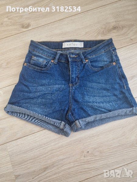 Дънкови къси панталонки , снимка 1