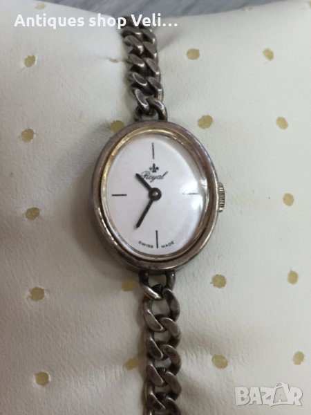 Дамски сребърен часовник Royal №4520 , снимка 1
