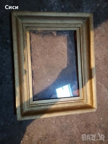 Дървена рамка със стъкло, снимка 1