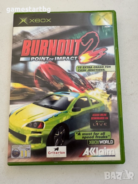   Burnout 2: Point of Impact за Xbox classic/Xbox original, снимка 1