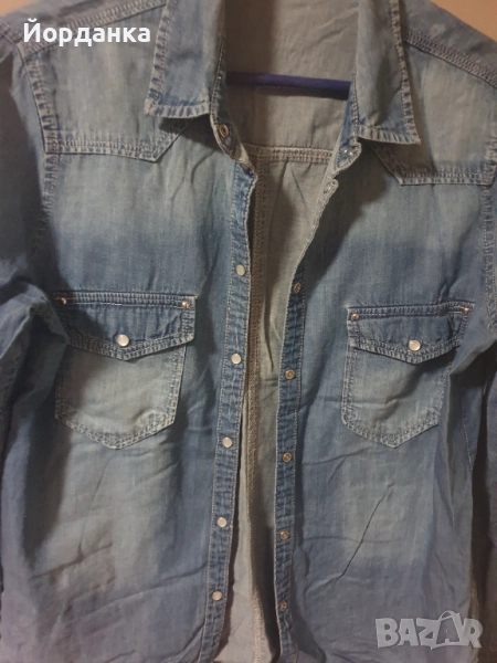 Продавам дамска дънкена риза , снимка 1