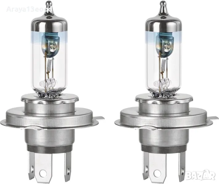 Комплект 2 броя халогенни крушки Formula 1 H4 CL 470 - 12V, 60/55W, P43t - +130% повече светлина, снимка 1