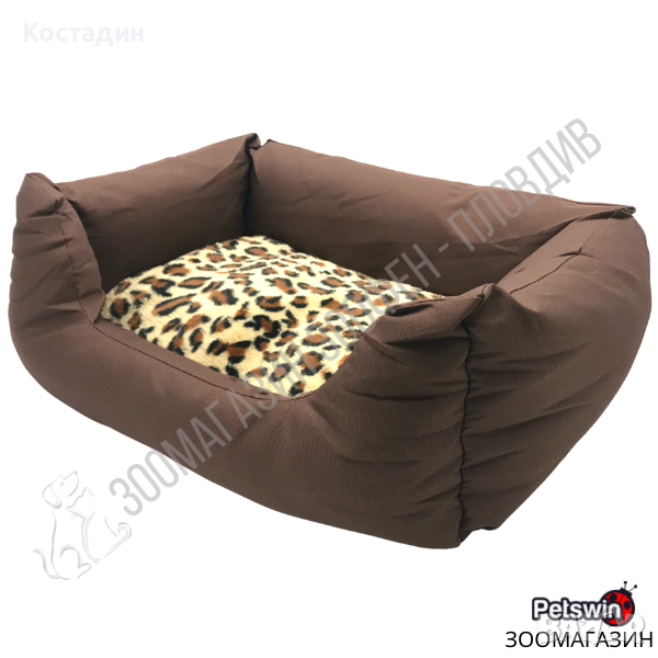 Легло за Куче/Коте - S, M, L размер - Кафява/Шарена разцветка, снимка 1