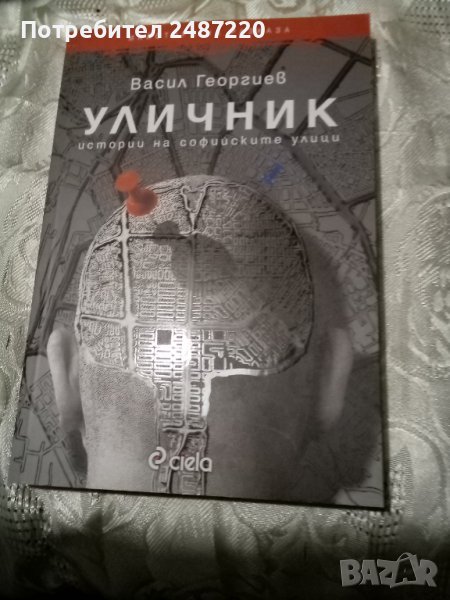 Уличник История на софийските улици Васил Георгиев Сиела 2012 г меки корици , снимка 1