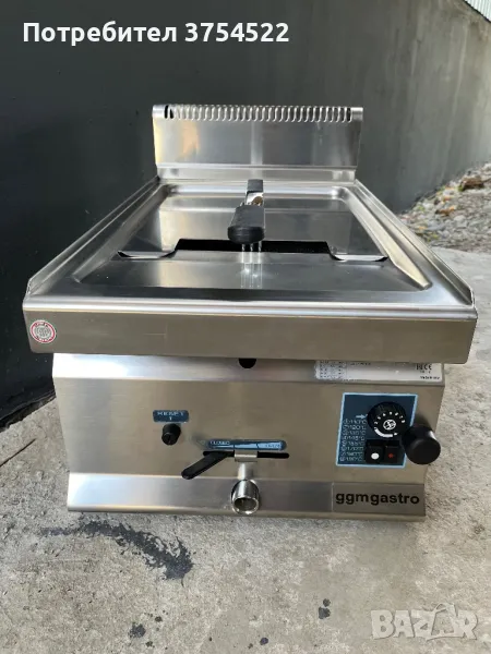 Газов професионален фритюрник 10 литра (6,9 kW), снимка 1