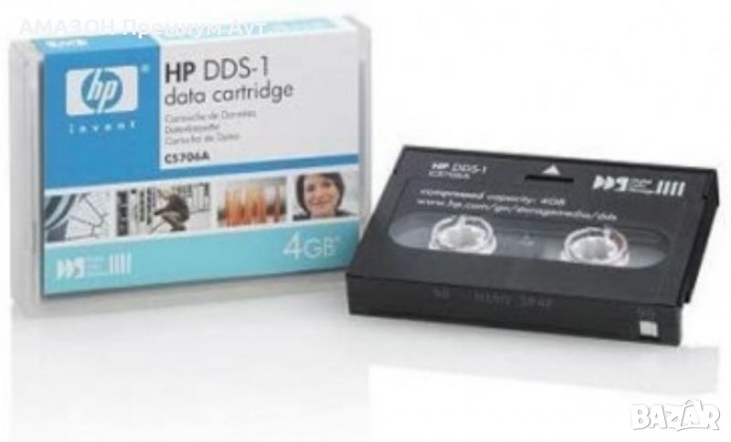 Hewlett Packard C5706A 4 mm,DDS-1 ,касета за данни 4 GB (единична),дължина на лентата 90м,супер здра, снимка 1