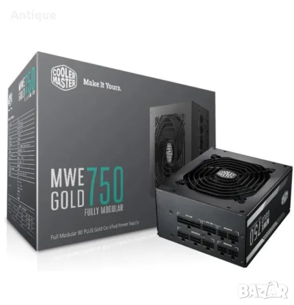 Захранване 750W Cooler Master MWE Plus Gold, 24-pin, Full Modular , снимка 1