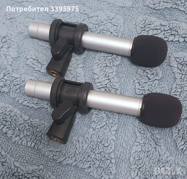 Комплект от 2 нови стерео кондензаторни микрофона Samson C02, снимка 1