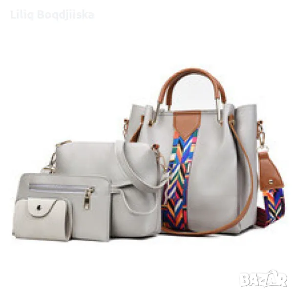 Тотален Хит Дамска чанта 4в1 - Различни цветове модел 2025 bag6, снимка 1