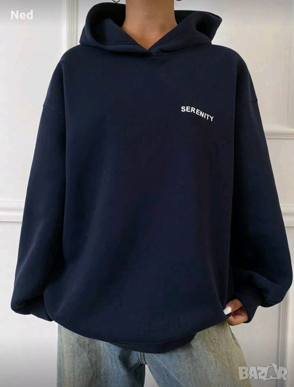 Дебел суичър с качулка, снимка 1