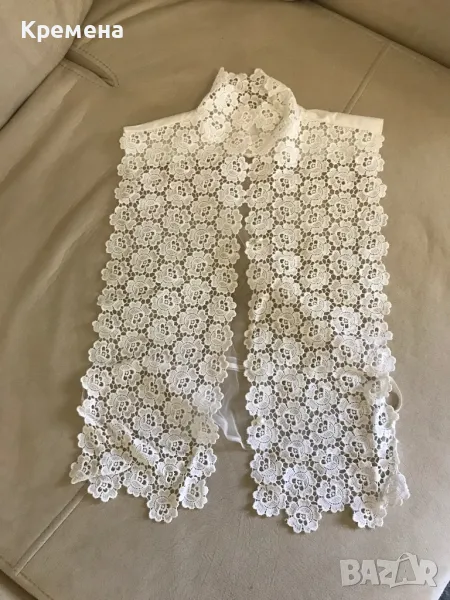 Дантелена риза с прозрачен гръб, снимка 1