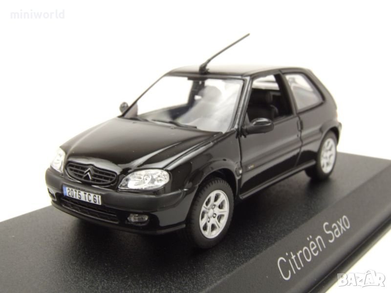 Citroen Saxo VTS 2000 - мащаб 1:43 на Norev моделът е нов в PVC дисплей-кейс, снимка 1