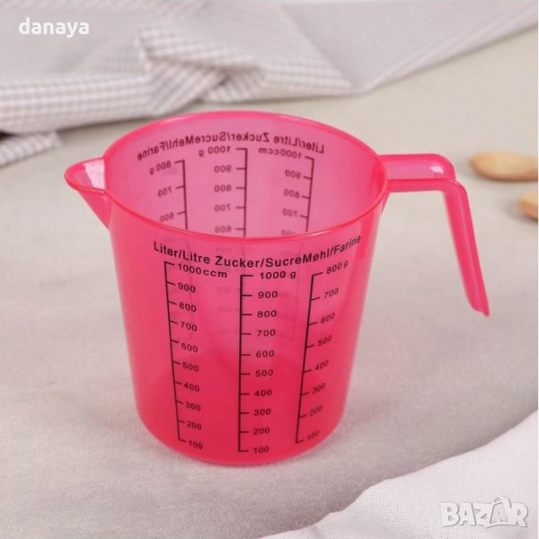 2972 Кухненска мерителна кана мензура мерилка, 1000 ml/g в Аксесоари за ...
