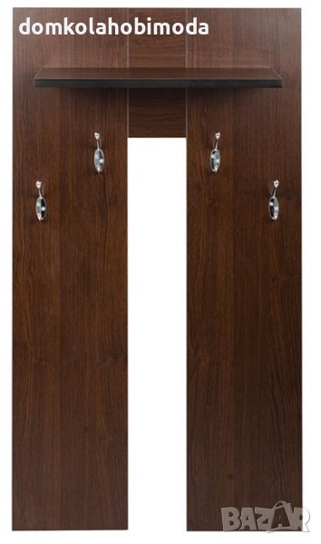 Портманто с 4 двойни закачалки, Лавица, Венге, снимка 1