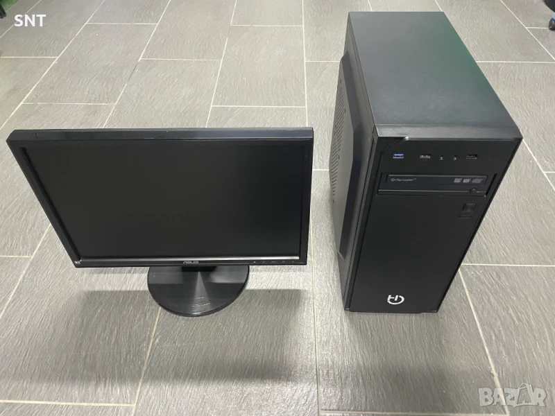 Настолен компютър ASUS с монитор ASUS Windows 10 Pro, снимка 1