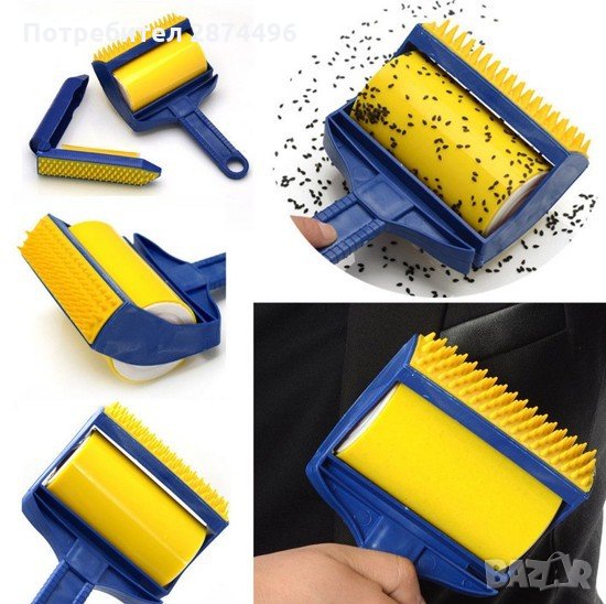  0512 ролка за обиране на косми Sticky Buddy, снимка 1