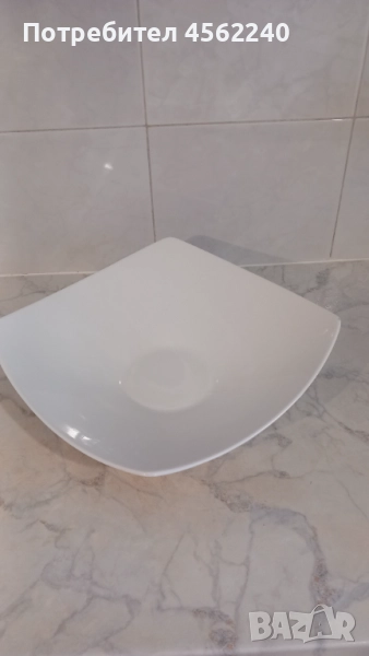 Фруктиера бял порцелан, снимка 1