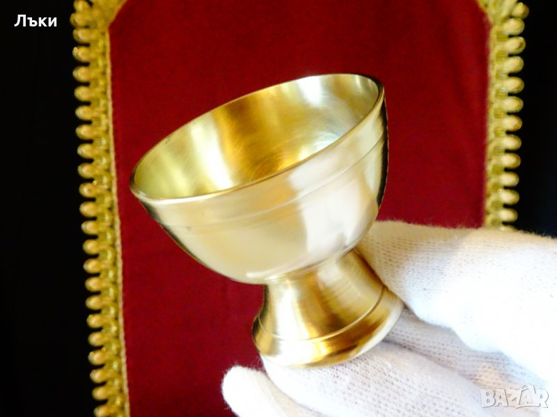 Бронзова чаша за ракия,шот,ликьор. , снимка 1