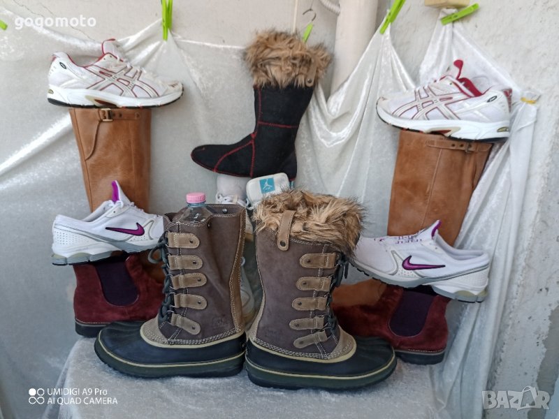 КАТО НОВИ водоустойчиви апрески SOREL® Snow Boots North Star, 39 -40 боти,100% ЕСТЕСТВЕНА КОЖА,ботуш, снимка 1