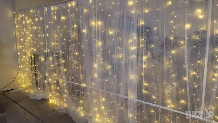 LED светеща завеса, снимка 1