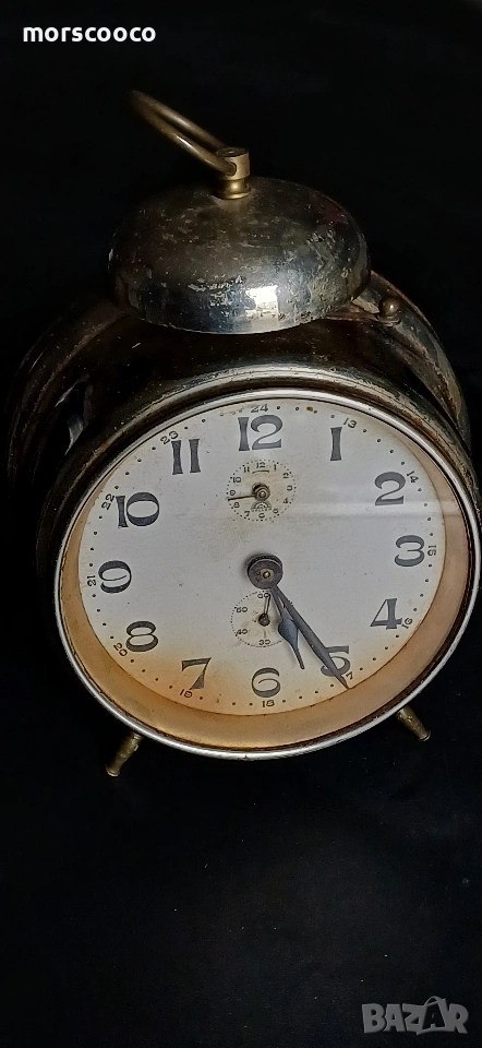 Стар рядък будилник - ,,HALLER " , снимка 1