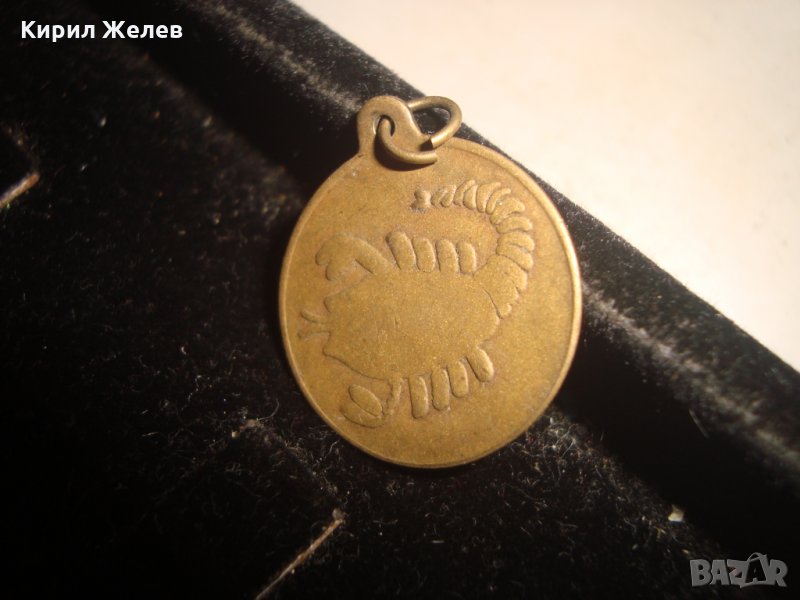 ЗОДИЯ СКОРПИОН СТАР БРОНЗОВ ПЕНДАНТ ВИСУЛКА МЕДАЛЬОН 3954, снимка 1