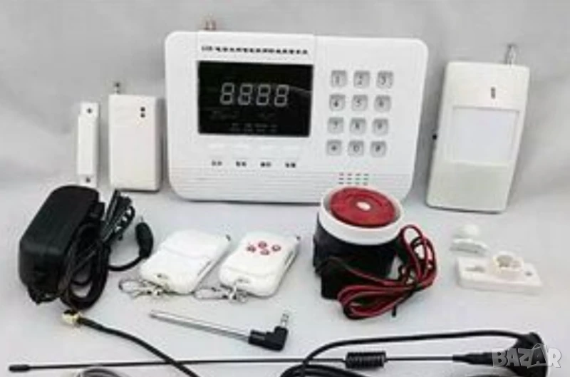 Безжична Алармена Система с 99 Зони и PSTN Поддръжка за Мобилен и Стационарен Телефон , снимка 1