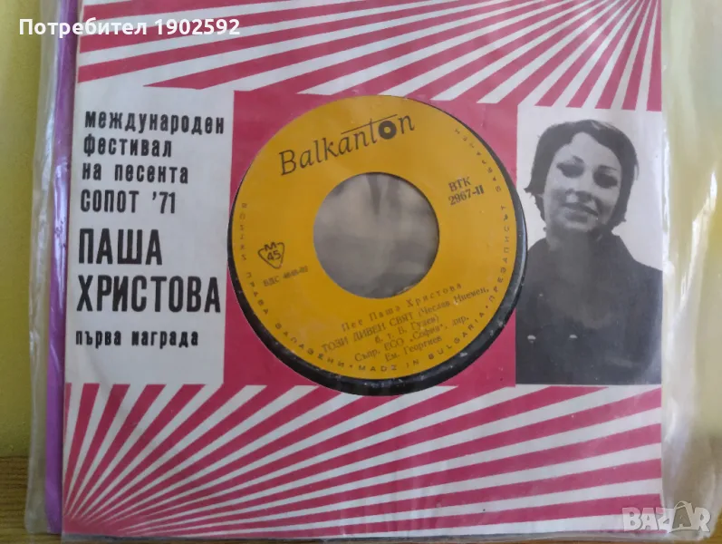 Паша Христова ВТК 2967 , снимка 1