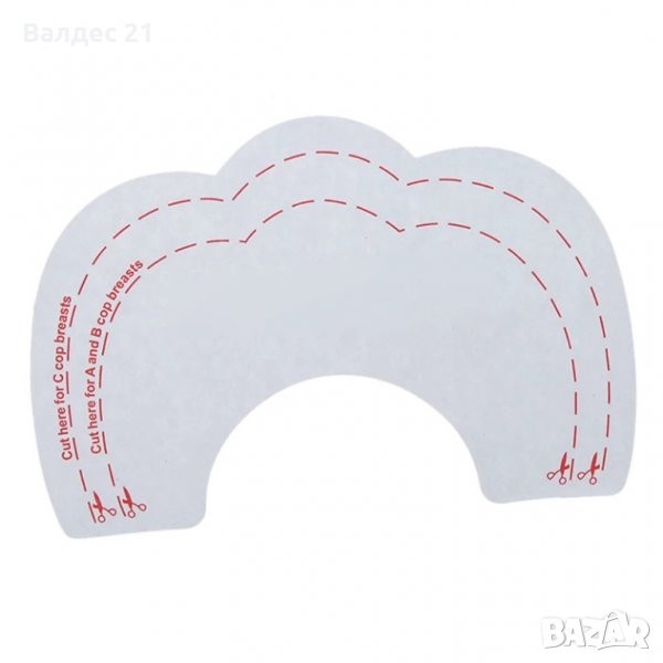 Еднократни повдигащи и оформящи бюста лепенки от бамбукови фибри, снимка 1