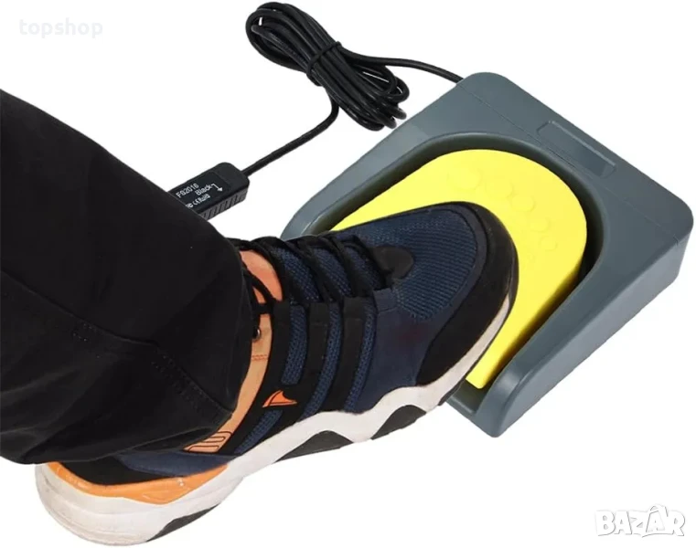 НОВ ТЕСТВАН крачен превключвател с USB Docooler Foot Switch за един клавиш, снимка 1