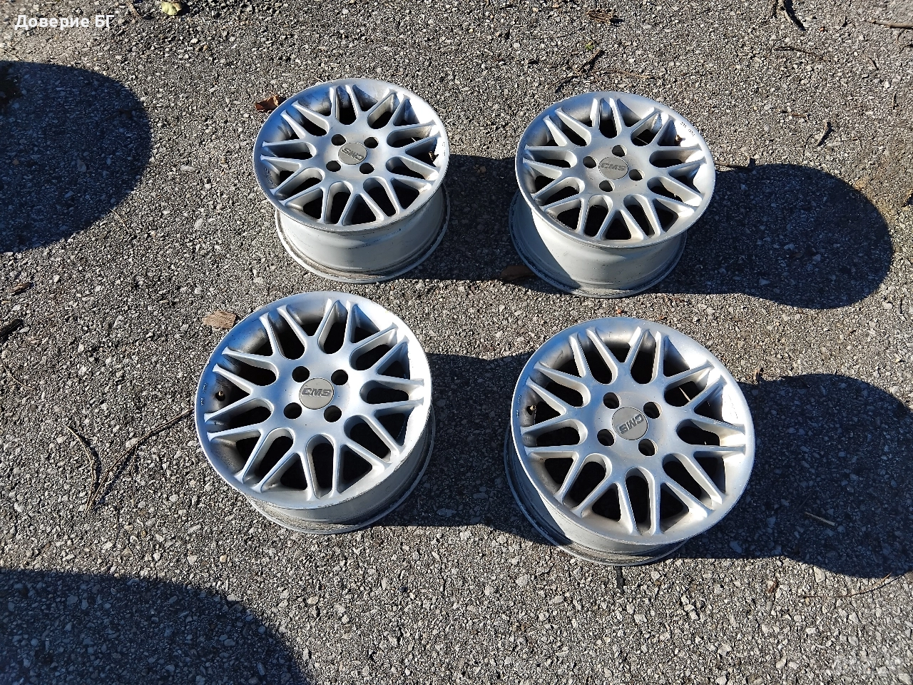 Продавам комплект 4 броя алуминиеви лети джанти марка CMS, Dacia Renault Volkswagen , снимка 1