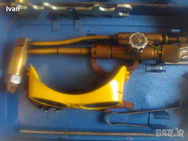 HORNUNG Старо качество НЕМСКИ комплект ГОРЕЛКИ за оксижен газо-пламъчно рязане заваряване спояване , снимка 16 - Други инструменти - 54071782