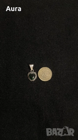 Heart silver pendant, снимка 6 - Колиета, медальони, синджири - 51517617