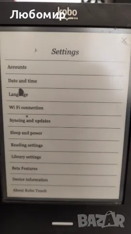 Електронна книга Kobo Touch, снимка 11 - Електронни четци - 48097193