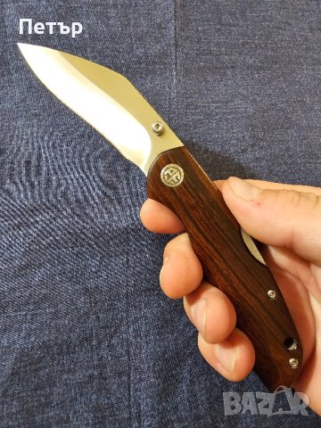 Petrified Fish PFE12 SKALOR с острие 154CM, чирени желязно дърво , снимка 5 - Ножове - 42400784