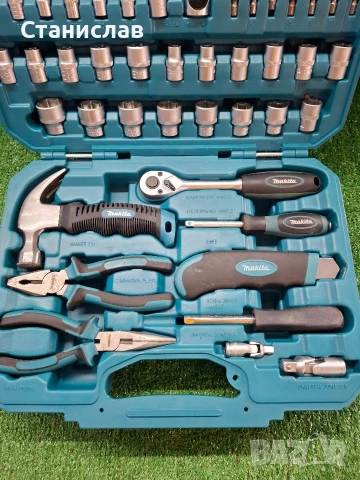 Комплект ръчни инструменти на Makita от 76 части, снимка 4 - Други инструменти - 54130652