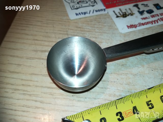 мерителна лъжичка с щипка-алуминиева, снимка 2 - Кафемашини - 30194491