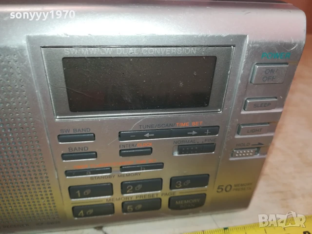 SONY ICF-SW35 RADIO 0806251718, снимка 4 - Микрофони - 50593390