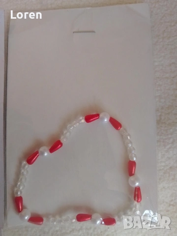 Ново!Гривни за Св.Валентин баба Марта , снимка 4 - Гривни - 48911300