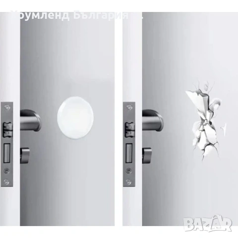 Силиконови предпазители за стена тип стопери за врата - 6бр, снимка 2 - Други - 54304233