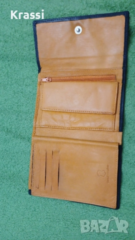 Мъжки портфейл  естествена кожа 