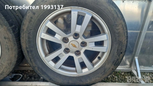 Алуминиеви джанти 16 за Chevrolet Orlando Cruze Opel Astra, Zafira, снимка 5 - Гуми и джанти - 54154718