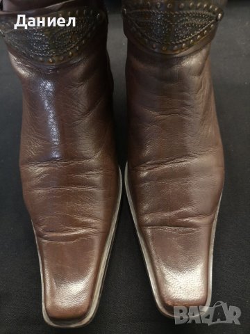 Екстравагантни мъжки обувки от естествена кожа, снимка 7 - Мъжки ботуши - 40512776