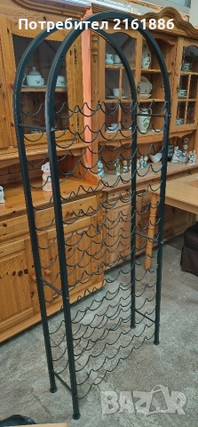 Метална стойка за 90 бутилки вино , снимка 2 - Други стоки за дома - 54096474